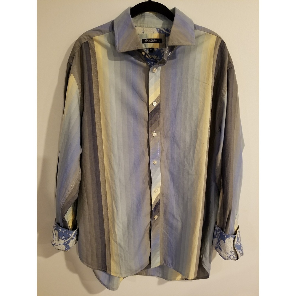 Robert Graham striped button down shirt